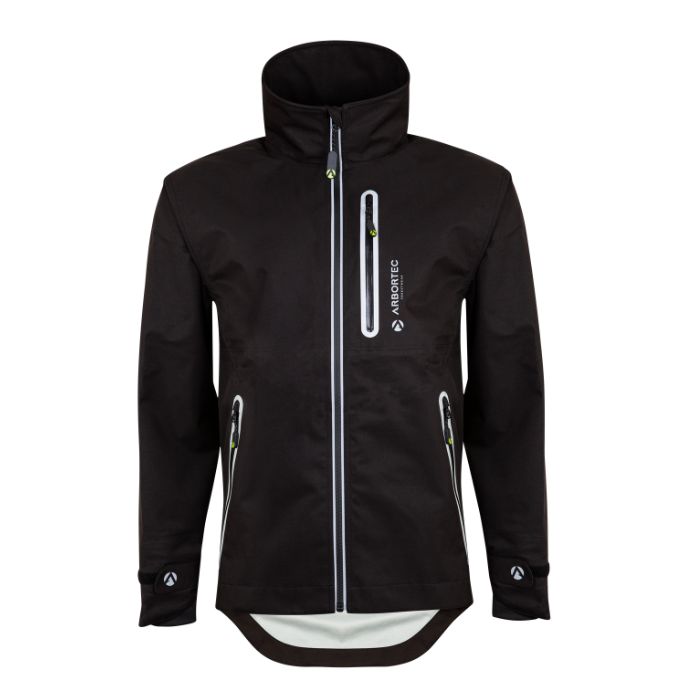 Full Zip Smock Black 1